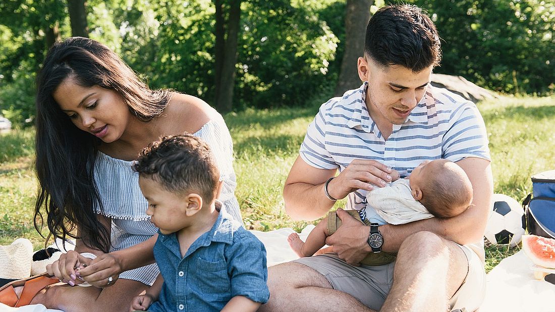 Rodina v přírodě