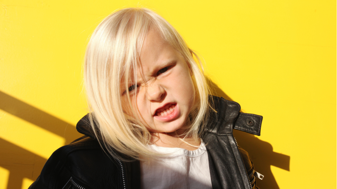 vztekající se dítě