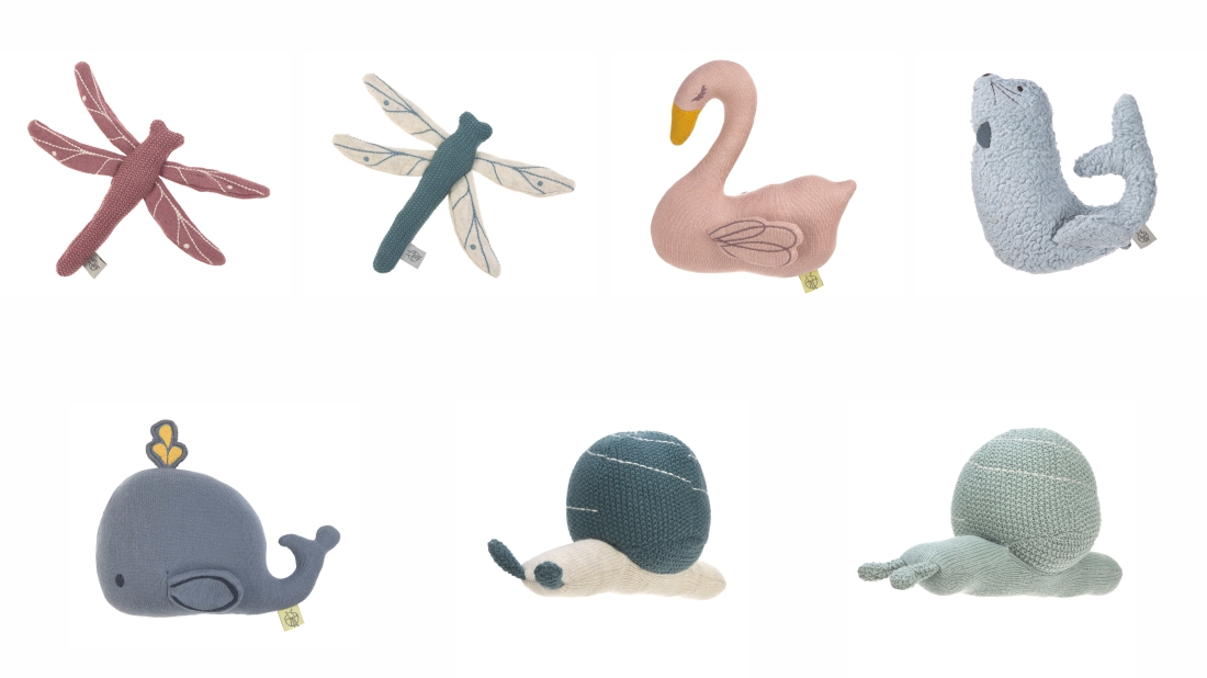 Vybíráte první hračku pro miminko? Pletená zvířátka LÄSSIG stimulují všechny smysly nejmenších dětí
