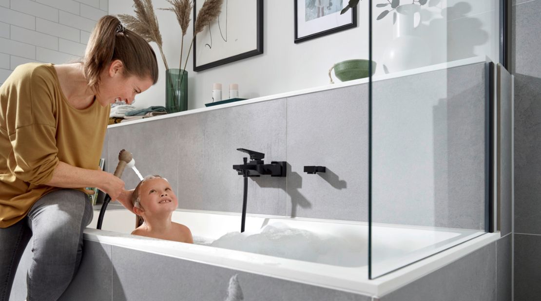 Dětské koupání může být zábava, a to pro všechny