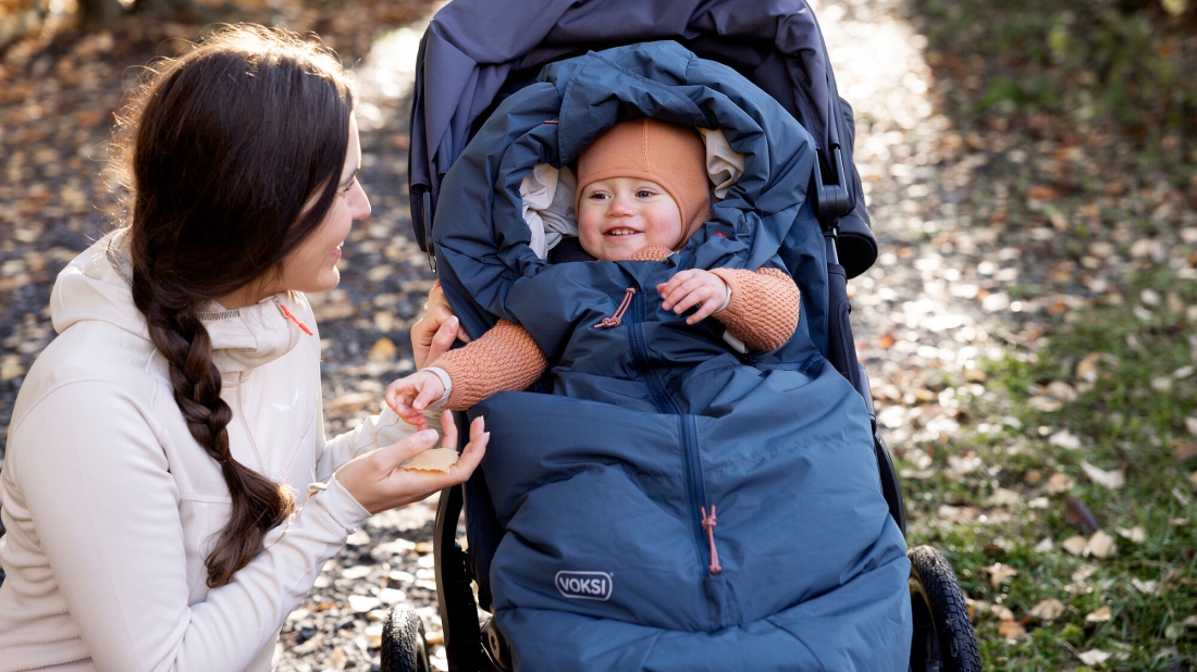 Nejlepší parťák do podzimních i zimní dnů: Norské fusaky Voksi spolehlivě zahřejí i nejmenší miminka