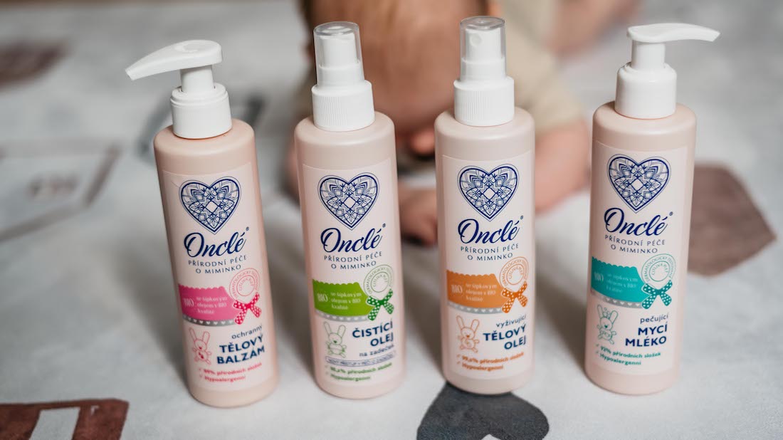 Soutěž o dětskou přírodní kosmetiku Onclé s šípkovým olejem