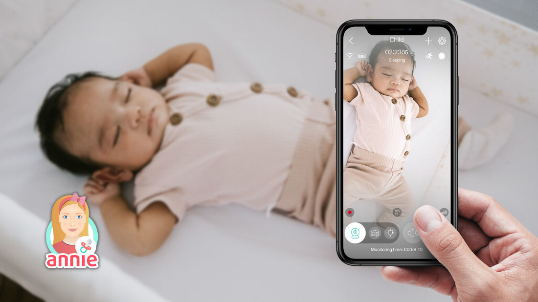 Dokonalé řešení pro hlídání a uspávání miminka: Dětská chůvička Annie Baby Monitor