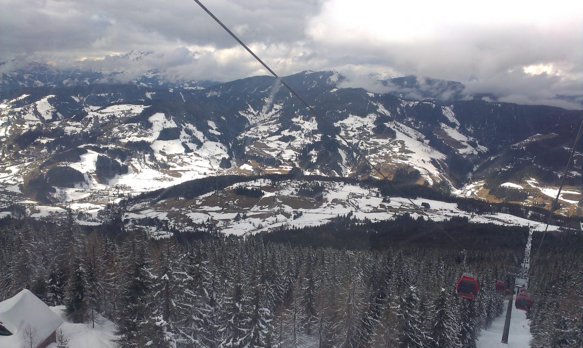 Fotografie (Lyžovačka ve Flachau :))